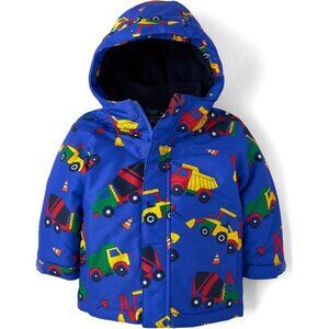 Boys Cobalt Car 3 in 1 Heavy Winter Jacket Water Resistant Windproof Fleece Coat